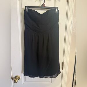 LC Lauren Conrad Black Pleated Dress